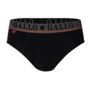 Gallo Svarta Bomullsbriefs Black, Herr