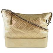 Chanel Vintage Pre-owned Tyg chanel-vskor Beige, Dam