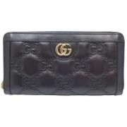 Gucci Vintage Pre-owned Laeder plnbcker Black, Dam