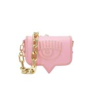 Chiara Ferragni Collection Ecopelle Stitched Eyelike Bag Pink, Dam