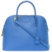 Hermès Vintage Pre-owned Tyg handvskor Blue, Dam