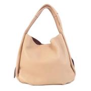 Coach Pre-owned Pre-owned Tyg totevskor Beige, Dam