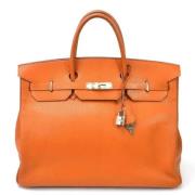 Hermès Vintage Pre-owned Tyg handvskor Orange, Dam