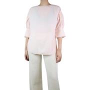 Jil Sander Pre-owned Pre-owned Linne toppar Pink, Dam