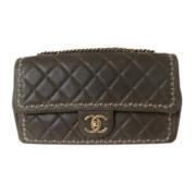 Chanel Vintage Pre-owned Tyg chanel-vskor Black, Dam