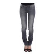 Ermanno Scervino Slim-fit Jeans Gray, Dam