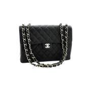 Chanel Vintage Pre-owned Laeder chanel-vskor Black, Dam