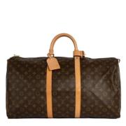 Louis Vuitton Vintage Pre-owned Canvas handvskor Brown, Dam