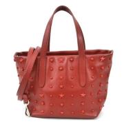 Jimmy Choo Pre-owned Pre-owned Tyg handvskor Red, Dam