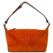 Celine Vintage Pre-owned Laeder handvskor Orange, Dam