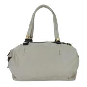 Celine Vintage Pre-owned Laeder axelremsvskor Gray, Dam