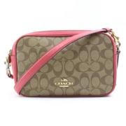 Coach Pre-owned Pre-owned Tyg axelremsvskor Multicolor, Dam