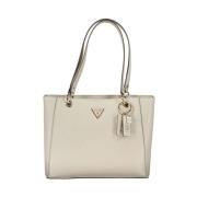 Guess Beige Handväska Noelle, 2 Fack, Innerfickor Beige, Dam