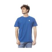 Invicta Logo Print Rund Hals T-shirt Blue, Herr