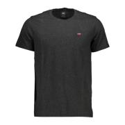 Levi's Grå Bomull T-Shirt med Logo Gray, Herr