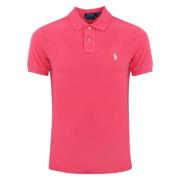Ralph Lauren Rosa Polo T-shirt med Logo Pink, Herr