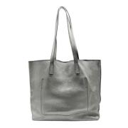 Prada Vintage Pre-owned Tyg prada-vskor Gray, Dam