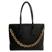 Bottega Veneta Vintage Pre-owned Laeder totevskor Black, Dam