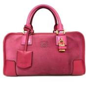 Loewe Pre-owned Pre-owned Tyg handvskor Red, Dam