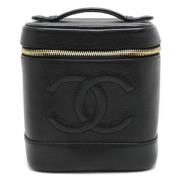 Chanel Vintage Pre-owned Tyg chanel-vskor Black, Dam