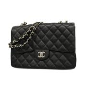 Chanel Vintage Pre-owned Tyg chanel-vskor Black, Dam