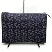 Celine Vintage Pre-owned Canvas kuvertvskor Blue, Dam