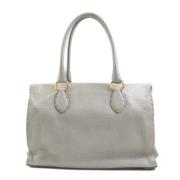 Fendi Vintage Pre-owned Laeder handvskor Gray, Dam