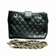 Chanel Vintage Pre-owned Tyg chanel-vskor Green, Dam