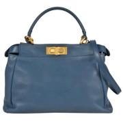 Fendi Vintage Pre-owned Tyg fendi-vskor Blue, Dam