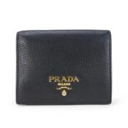 Prada Vintage Pre-owned Laeder plnbcker Black, Dam