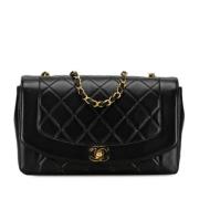 Chanel Vintage Pre-owned Laeder axelremsvskor Black, Dam