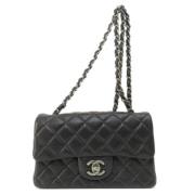 Chanel Vintage Pre-owned Laeder axelremsvskor Black, Dam