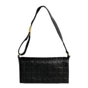 Chanel Vintage Pre-owned Laeder axelremsvskor Black, Dam