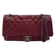 Chanel Vintage Pre-owned Laeder axelremsvskor Red, Dam