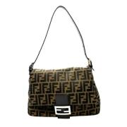 Fendi Vintage Pre-owned Tyg fendi-vskor Brown, Dam