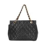 Chanel Vintage Pre-owned Laeder axelremsvskor Black, Dam