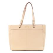 Michael Kors Pre-owned Pre-owned Tyg totevskor Beige, Dam