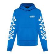 Amiri Sweatshirt med logotyp Blue, Herr
