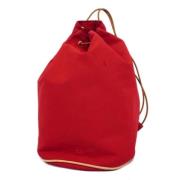 Hermès Vintage Pre-owned Tyg axelremsvskor Red, Dam