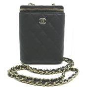 Chanel Vintage Pre-owned Laeder handvskor Black, Dam