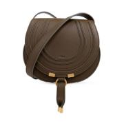 Chloé Brun Läder Crossbody Väska Brown, Dam