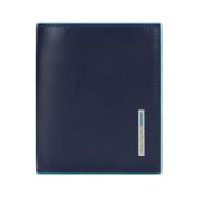 Piquadro Blå Vertikal Plånbok RFID-skydd Blue, Herr