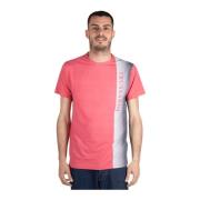 Trussardi Herr Vertikal Logo T-shirt Red, Herr