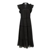 Neo Noir Ankita S Voile Klänning Black, Dam