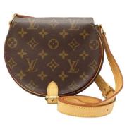 Louis Vuitton Vintage Pre-owned Canvas axelremsvskor Brown, Dam