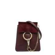 Chloé Pre-owned Pre-owned Tyg axelremsvskor Brown, Dam