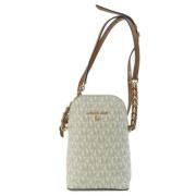 Michael Kors Pre-owned Pre-owned Tyg axelremsvskor Beige, Dam