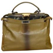 Fendi Vintage Pre-owned Laeder fendi-vskor Green, Dam