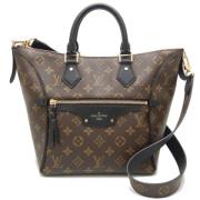 Louis Vuitton Vintage Pre-owned Tyg louis-vuitton-vskor Brown, Dam