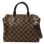 Louis Vuitton Vintage Pre-owned Tyg louis-vuitton-vskor Brown, Dam